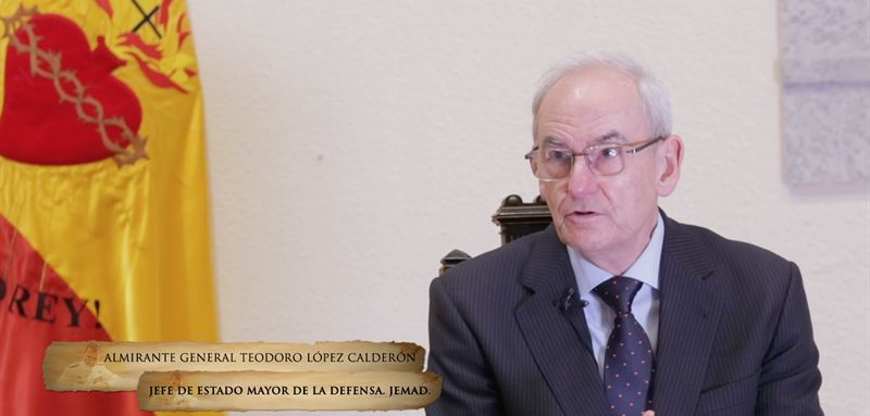 Almirante General Teodoro López Calderón, Jefe de Estado Mayor de la Defensa